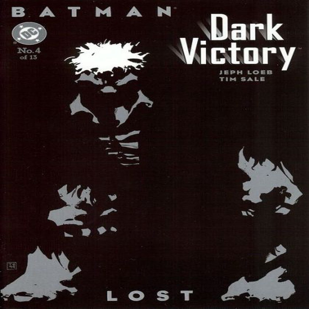 (Damaged Comic Readable/Acceptable Condtion) Batman: Dark Victory Lost | Issue#4 | Year:2000 | Series: Batman | Pub: DC Comics