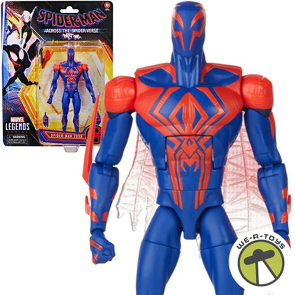 Spider-Man Retro Marvel Legends Spider-Man 2099 6" Action Figure 2022 Hasbro