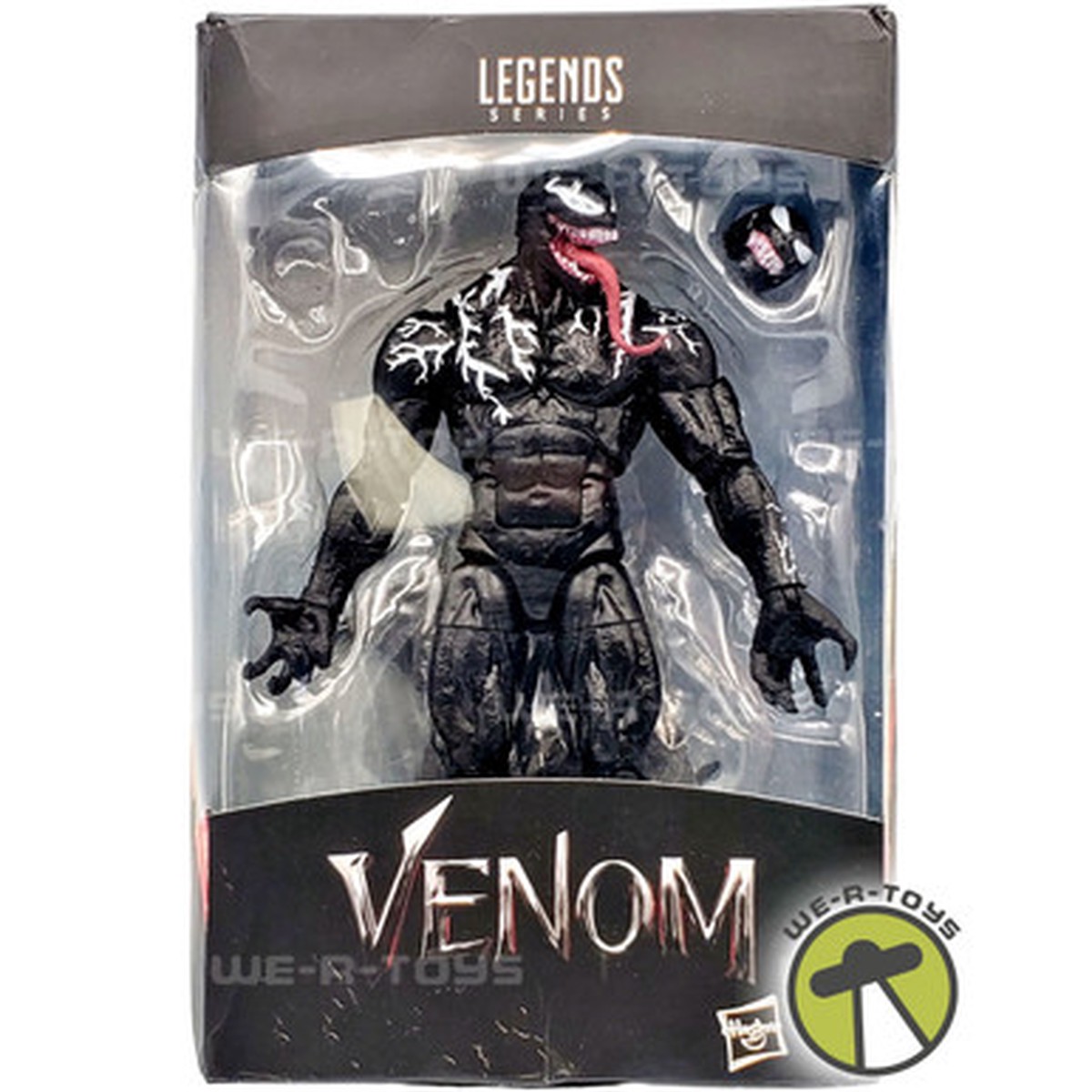 Venom Marvel Legends Series Action Figure w/ Extra Head & Hands 2020 Hasbro NRFB