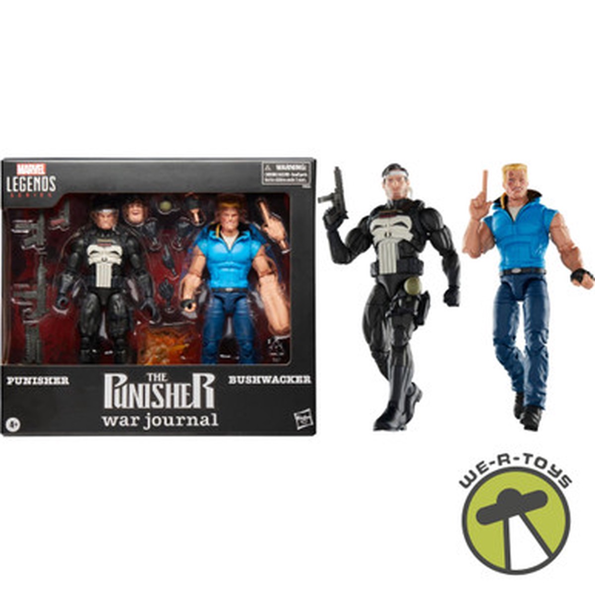 Marvel Legends Series Punisher and Bushwacker Collectible 6-Inch Action Figures