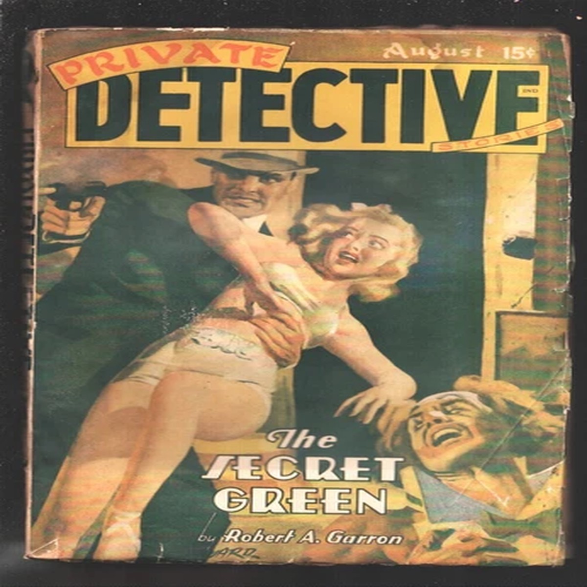 Private Detective Stories 8/1941-Trojan-Spicy pulp fiction thrills-GGA cover by