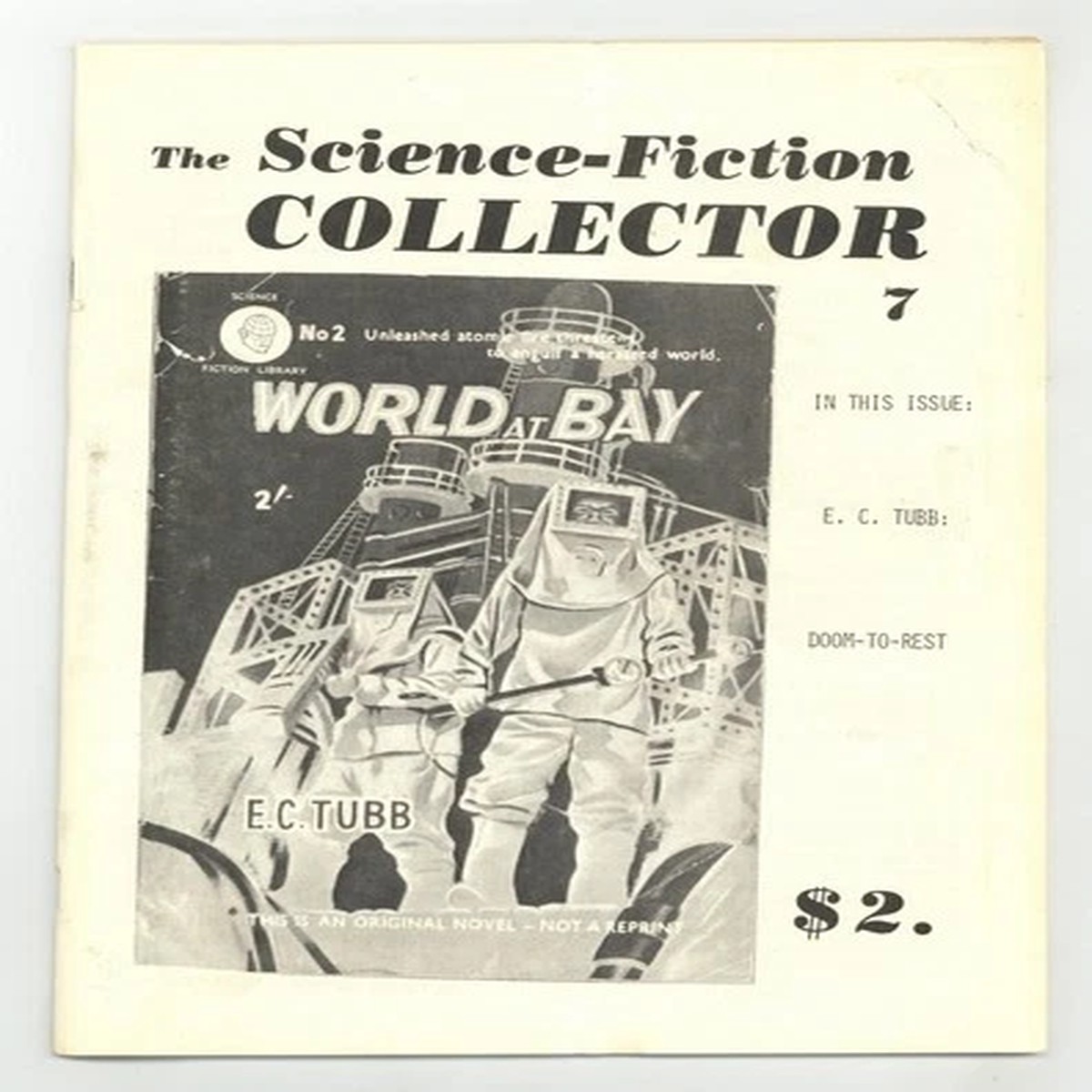 Science Fiction Collector [Megavore Journal of Popular Fiction] #7 FN- 5.5 1979