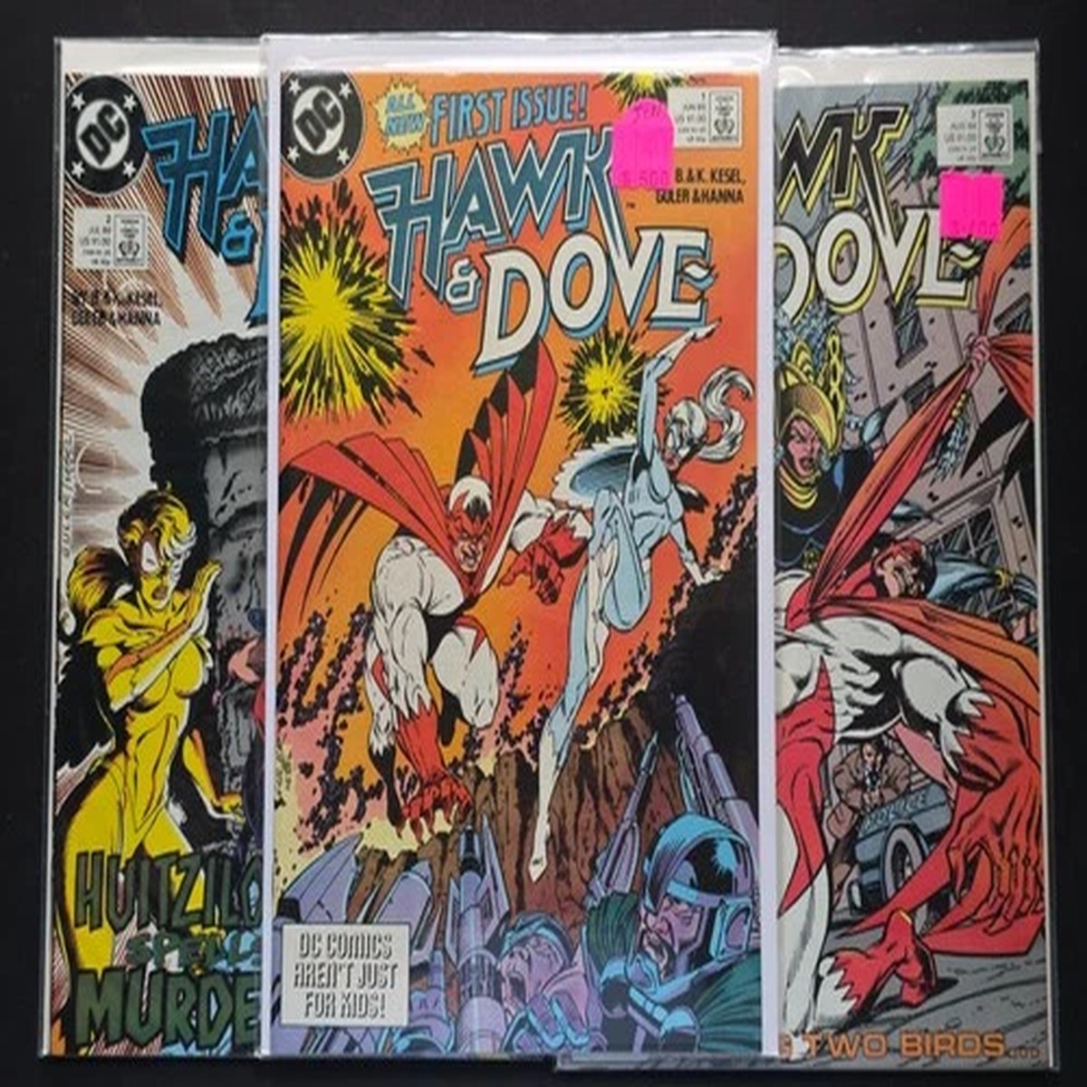 (LOT 3) Hawk and Dove #s 1 2 & 3 - 3rd Series (DC, 1989) 1-3 VFNM