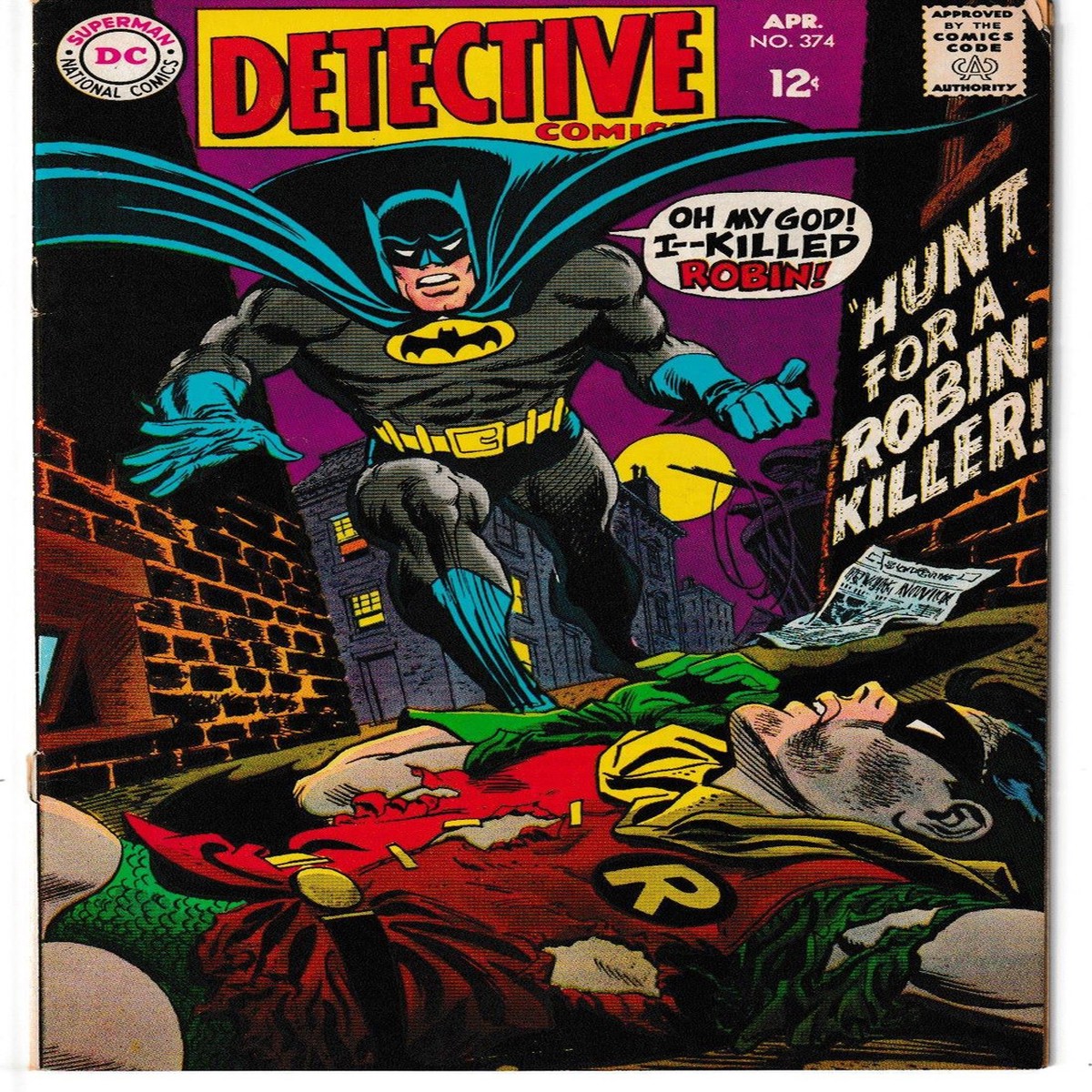 DETECTIVE COMICS 374 (DC 1968)